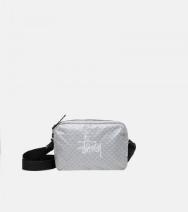 Stussy Ripstop Overlay Side Pouch Black