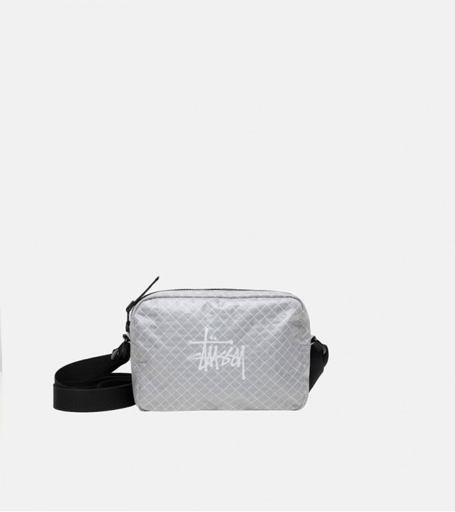 Stussy Ripstop Overlay Side Pouch Black