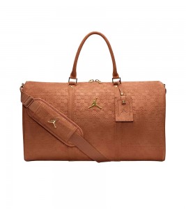 Jordan Suede Monogram Cognac Duffel 40l