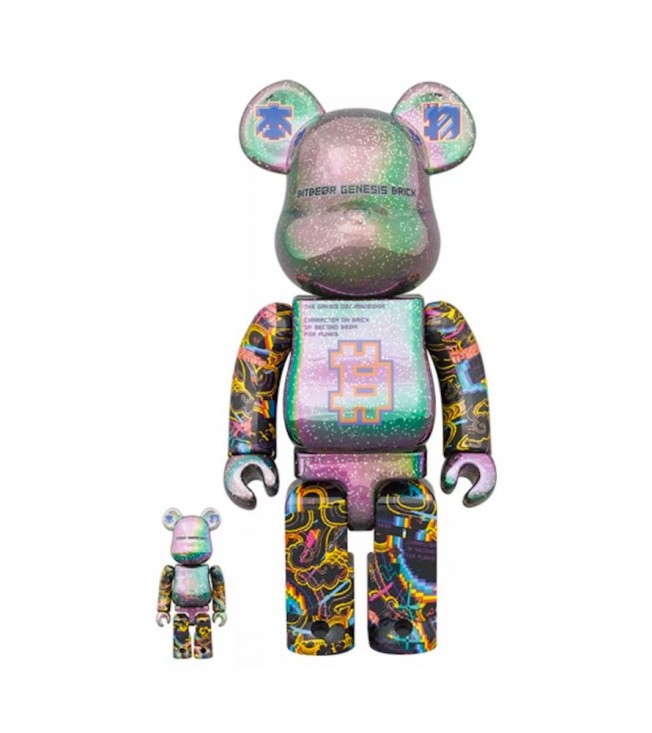 Bearbrick Excalibur (Satoshi Nakamoto) 100% & 400% Set