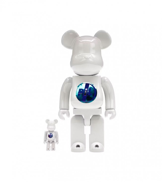 Bearbrick PiL 100% & 400% Set Chrome Ver.