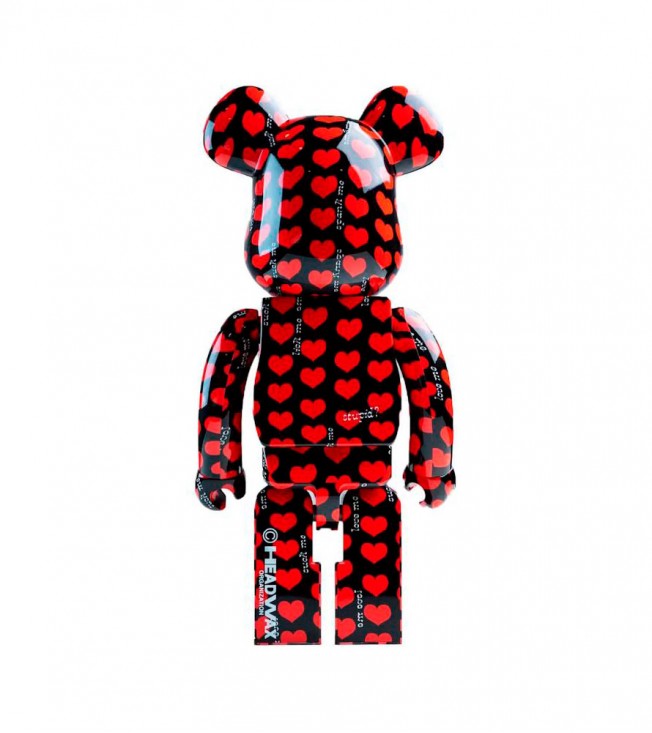 Bearbrick x Medicom Black Hearts 1000%