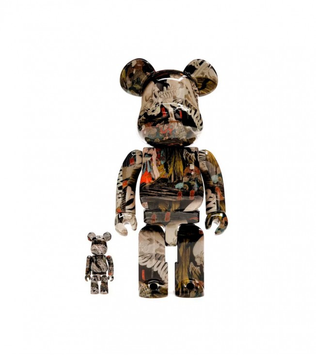 Bearbrick Utagawa Kuniyoshi (The Haunted Old Palace at Soma) 100% & 400% Set