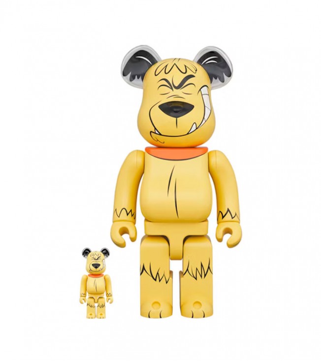 Bearbrick Wacky Races Muttley 100% & 400% Set