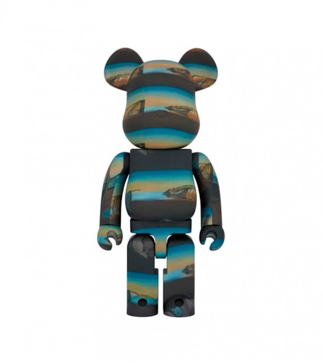 Bearbrick x Salvador Dali The Persistence of Memory 1000%