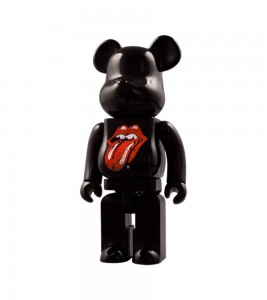 Bearbrick x The Rolling Stones 1000% Black