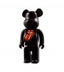 Bearbrick x The Rolling Stones 1000% Black
