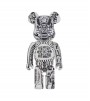 Bearbrick HR GIGER 1000% White Chrome