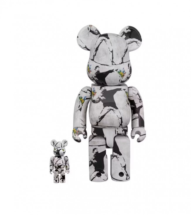 Bearbrick Flower Bomber 100% & 400% Set