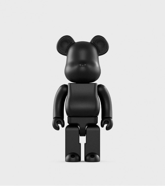 Bearbrick Rinaro Audio 400% Portable Speaker Black