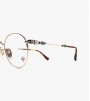 Chrome Hearts Bubba-a Gp-p Gold & Pinto Glasses Frame