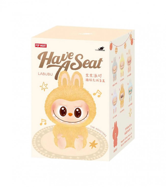 Игрушка Pop Mart Labubu The Monsters Have a Seat Vinyl Plush Blind Box Брелок