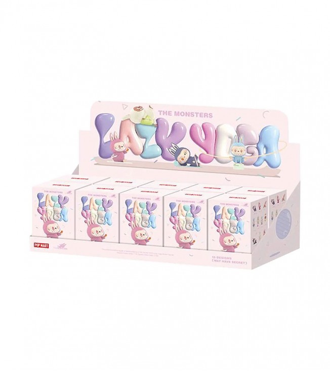 Набор игрушек Pop Mart Labubu The Monsters Lazy Yoga Series (10 мистери боксов)