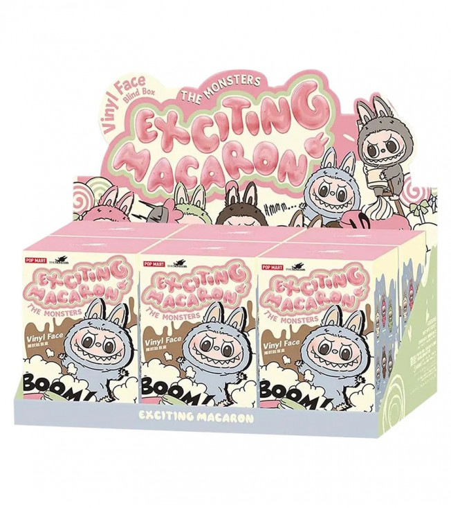 Набор игрушек Pop Mart Labubu The Monsters Exciting Macaron (6 мистери боксов)