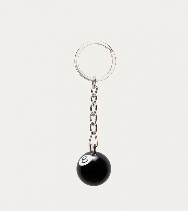 Stussy Metal 8 Ball Keychain