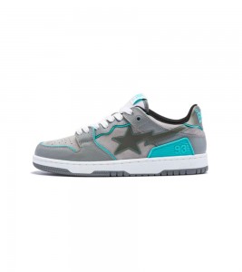 A Bathing Ape Bape SK8 StaGrey Turquoise