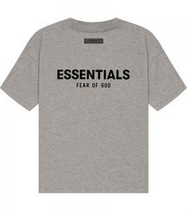 Fear Of God Essentials T-shirt Dark Oatmeal - Фото №2