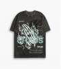 Pray For Us American Classic Oversized Tee In Vintage Ashes