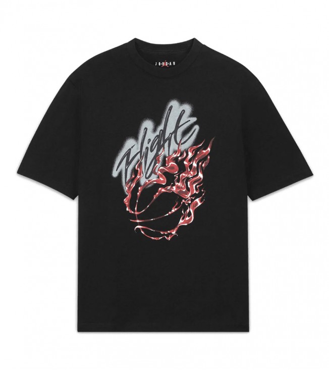 Travis Scott x Jordan Flight Graphic T-Shirt Black
