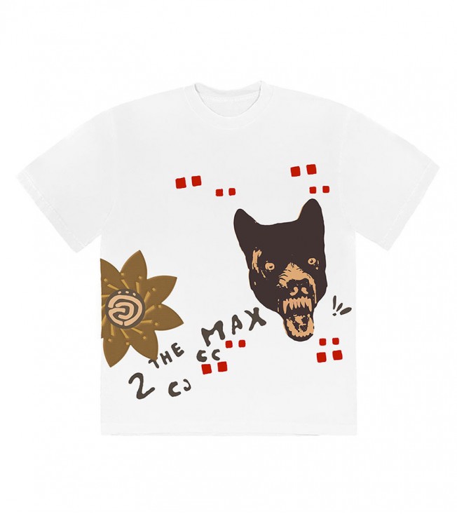 Футболка Travis Scott Cactus Jack Wolf T-shirt White
