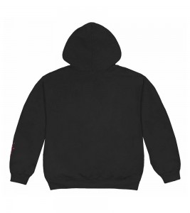 Travis Scott Blackout Zip Up Hoodie Black - Фото №2