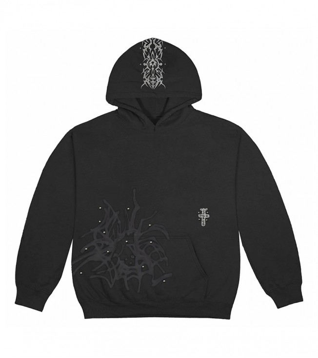 Худи Travis Scott Studded Pullover Hoodie Black