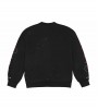 Travis Scott Stitched Crewneck Black