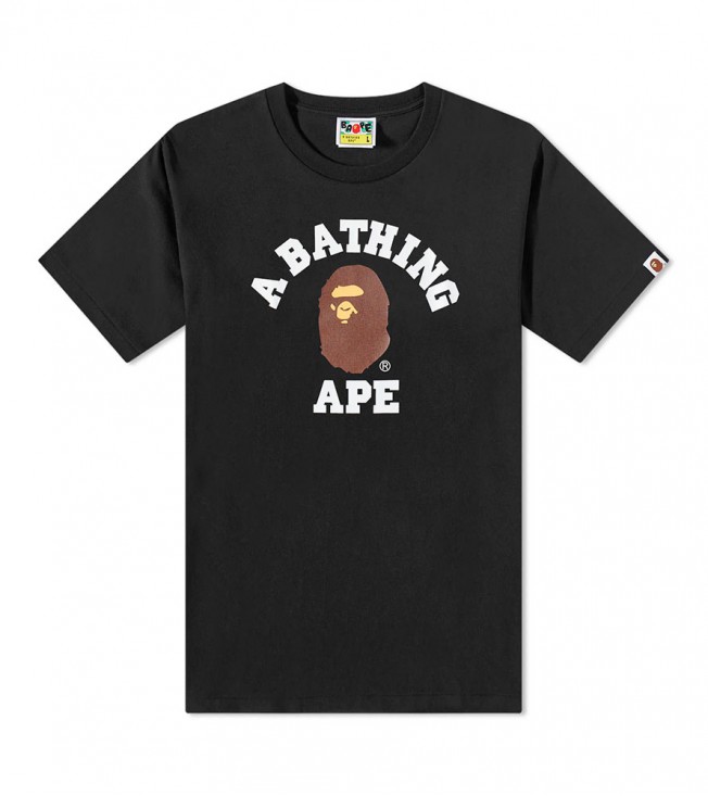 Футболка BAPE College Tee Black