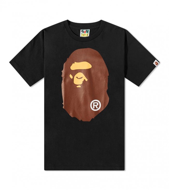 Футболка BAPE Big Ape Head Tee Black
