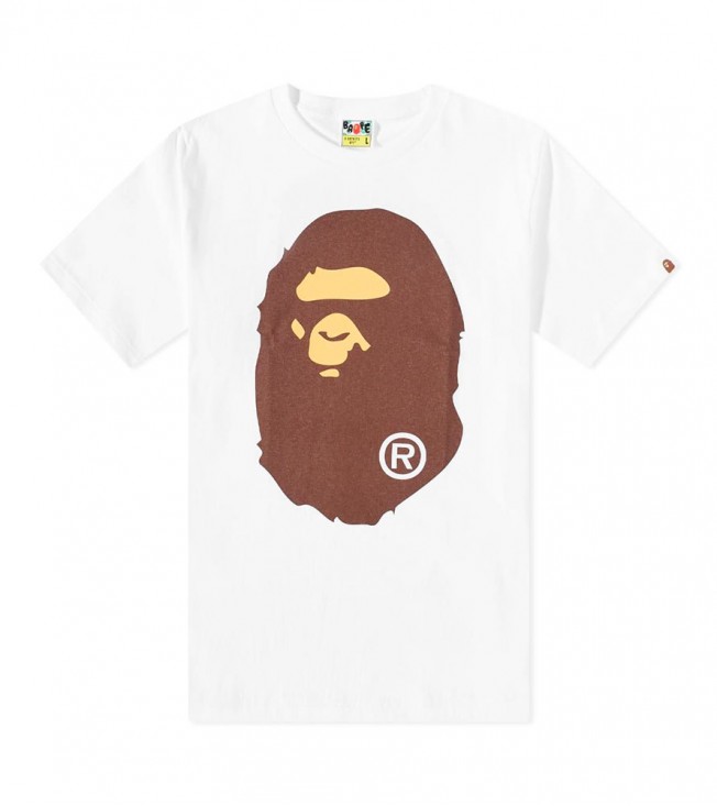 Футболка BAPE Big Ape Head Tee White