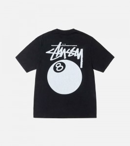 Футболка Stussy 8 Ball Tee Pigment Dyed Black