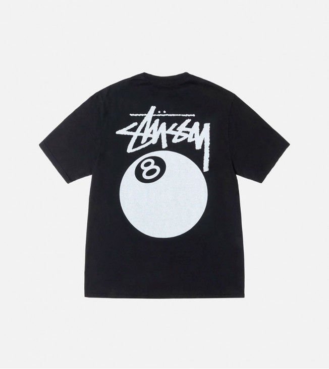 Футболка Stussy 8 Ball Tee Pigment Dyed Black