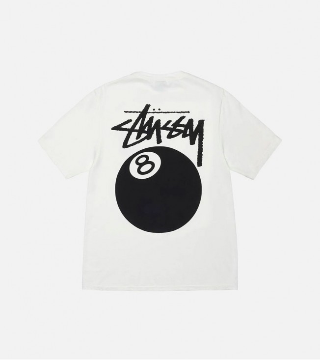 Футболка Stussy 8 Ball Tee Pigment Dyed Natural