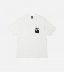 Футболка Stussy 8 Ball Tee Pigment Dyed Natural - Фото №2