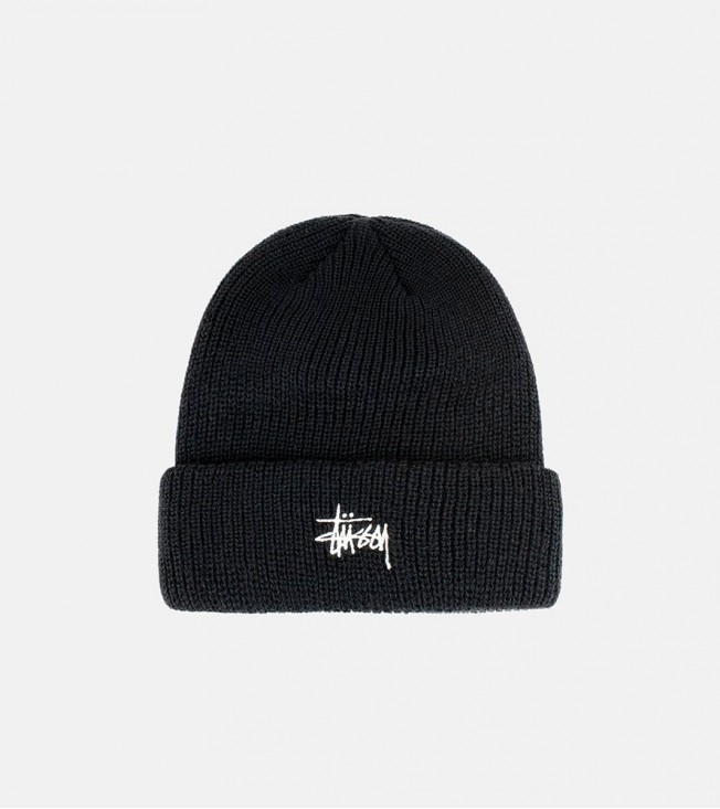 Stussy Cuff Beanie Basic Black