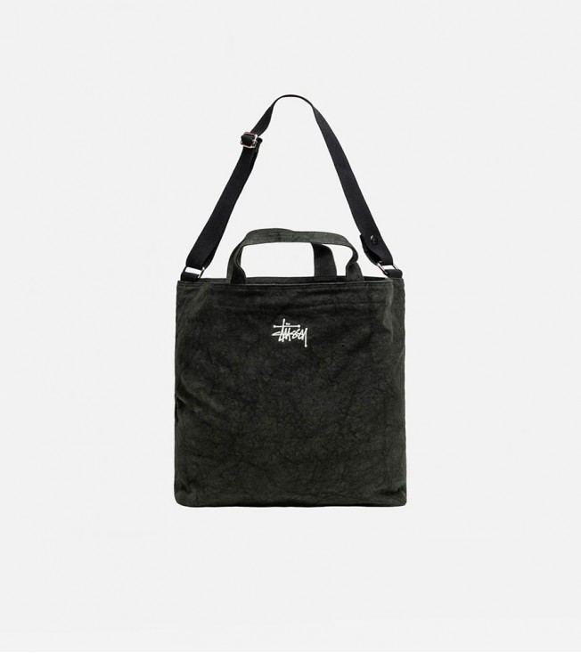 Stussy Canvas Crossbody Bag Black