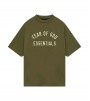 Fear Of God Essentials Jersey Crewneck Tee Military