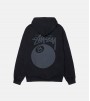 Stussy 8 Ball Hoodie Pigment Dyed Black