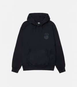 Stussy 8 Ball Hoodie Pigment Dyed Black - Фото №2
