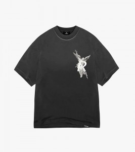 Represent Archangel T-shirt Stained Black - Фото №2