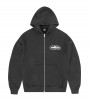 Corteiz Island Puff Print Zip Hoodie Black