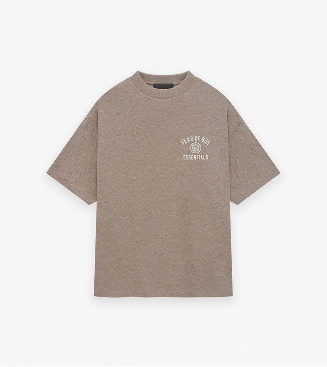 Fear Of God Essentials Jersey Crewneck Univesity Tee Heather