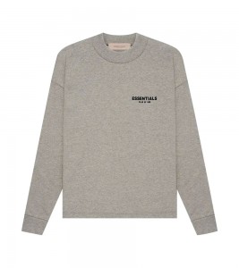 Fear Of God Essentials Ls Tee Dark Oatmeal