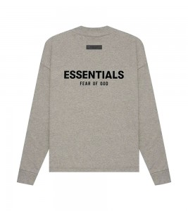Fear Of God Essentials Ls Tee Dark Oatmeal - Фото №2