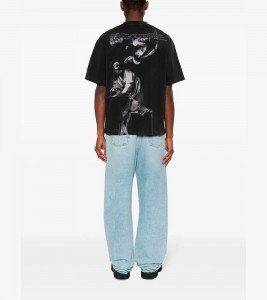Off-white Saint Matthew T-shirt Washed Black - ???? ?20