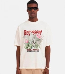 Represent Double Distilled T-shirt Flat White - Фото №2