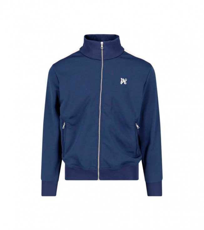 Palm Angels Monogram Classic Track Jacket 'navy Blue'