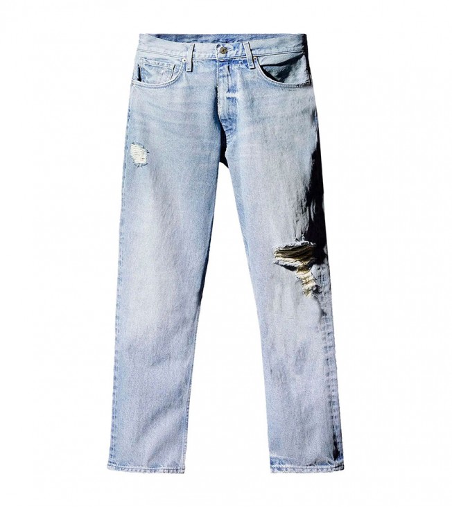 Yeezy Gap 5 Pocket Denim Pants Blue