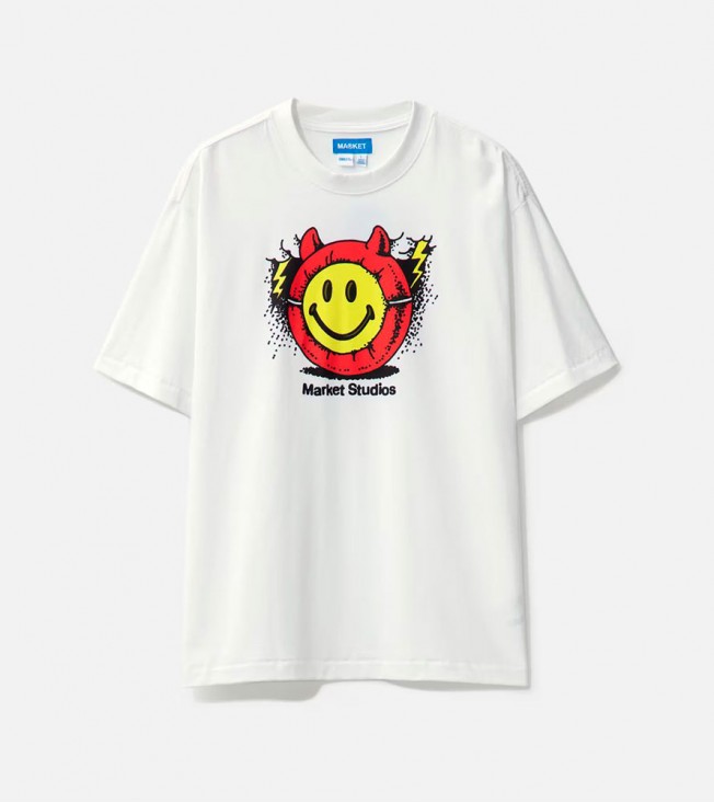 Market Smiley Masked T-shirt