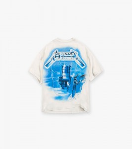 Represent X Metallica Ride The Lightning T-shirt Flat White - Фото №2